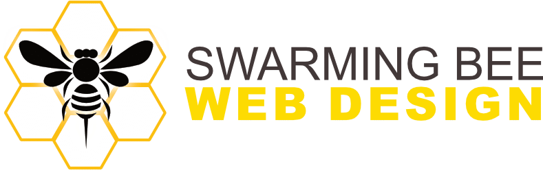 Logo, Swarming Bee Web Design, Lincoln