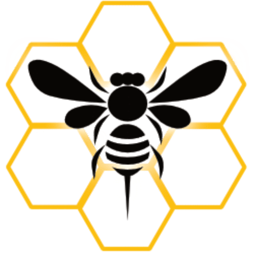 Swarming Bee Web Design Logo, Web Designer