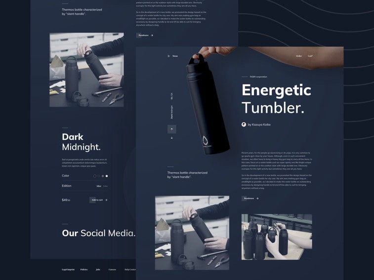 User Interface, Creative Web Design, Swarming Bee Web Design