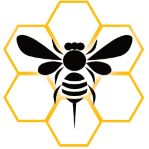 Swarming Bee Web Design Logo, Web Designer