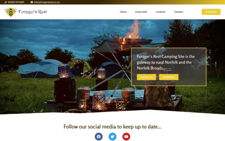 Website Foragers Rest SB