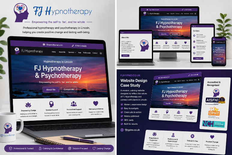 FJ Hypno Website Design