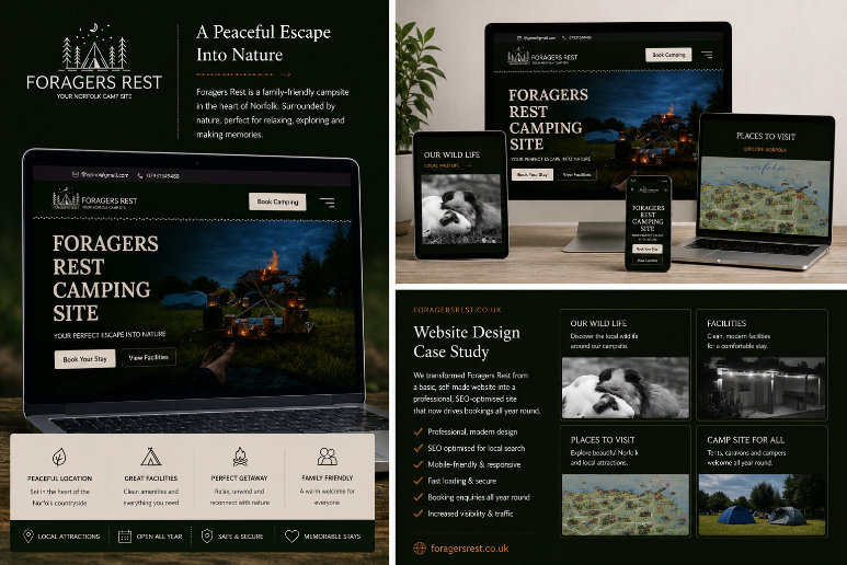 Foragers Rest Website Redesign