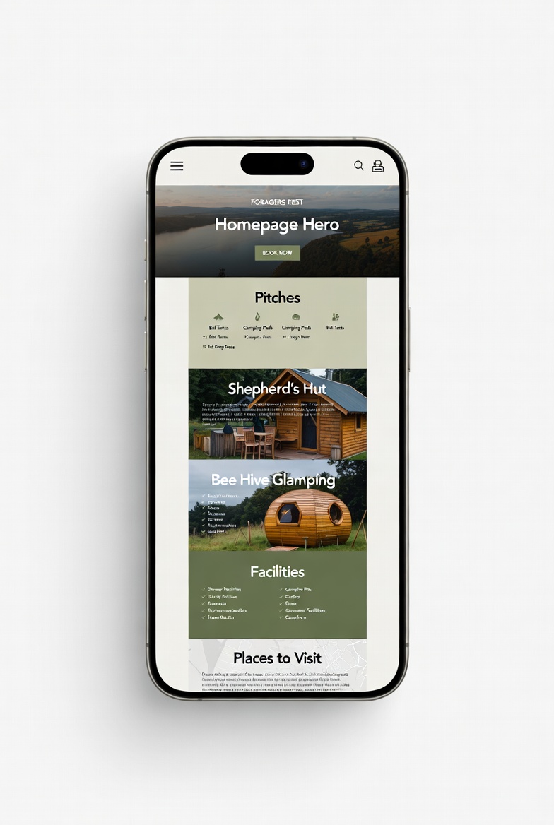 Foragers Rest Mobile Website